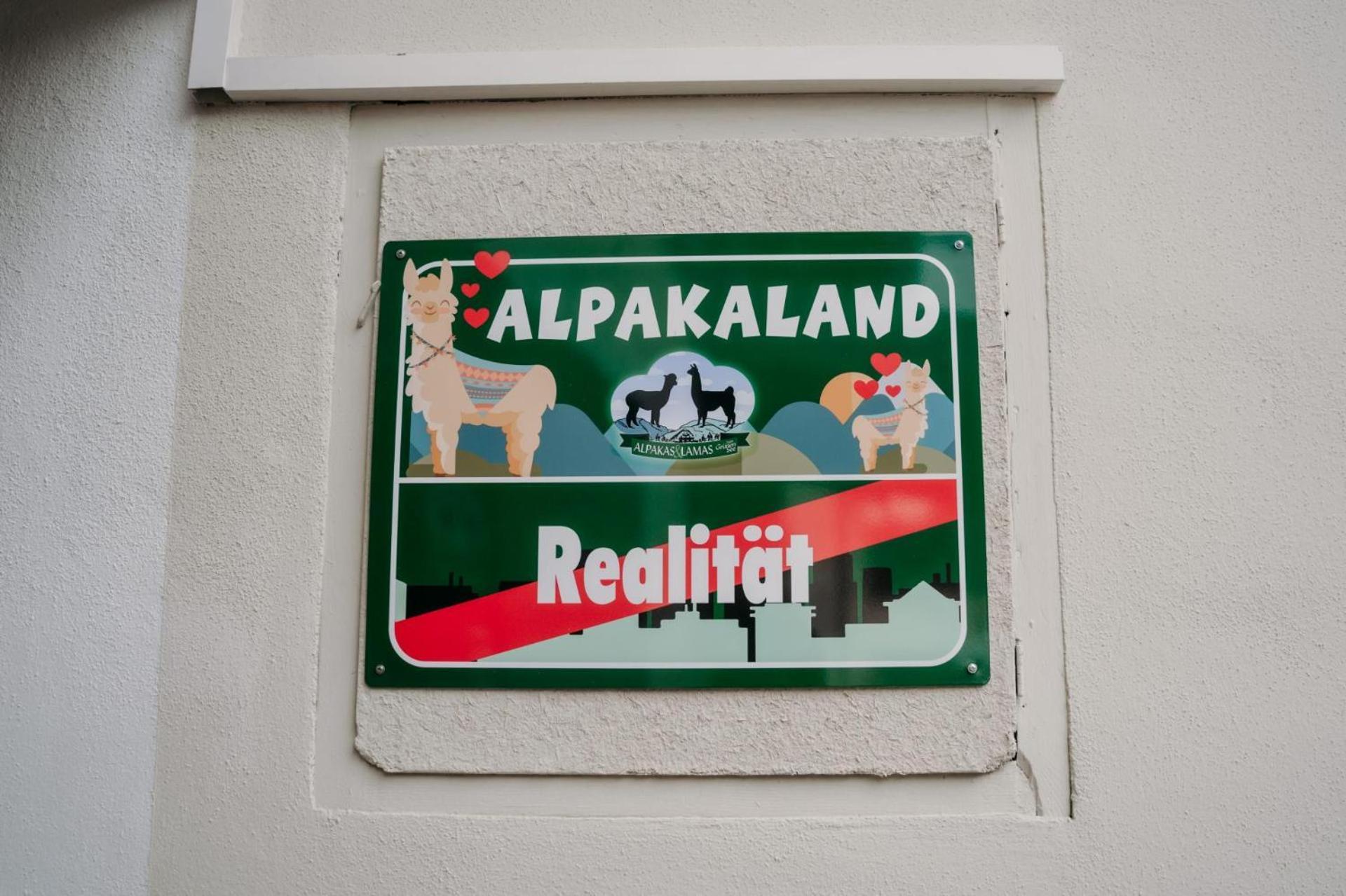 Alpakas, Lamas Und Rentiere Zum Gruenen See Grossdorf  Exteriör bild